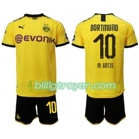 Billige Fotballdrakter Borussia Dortmund Mario Gotze 10 Barn Hjemmedraktsett 2019/20 Kortermet